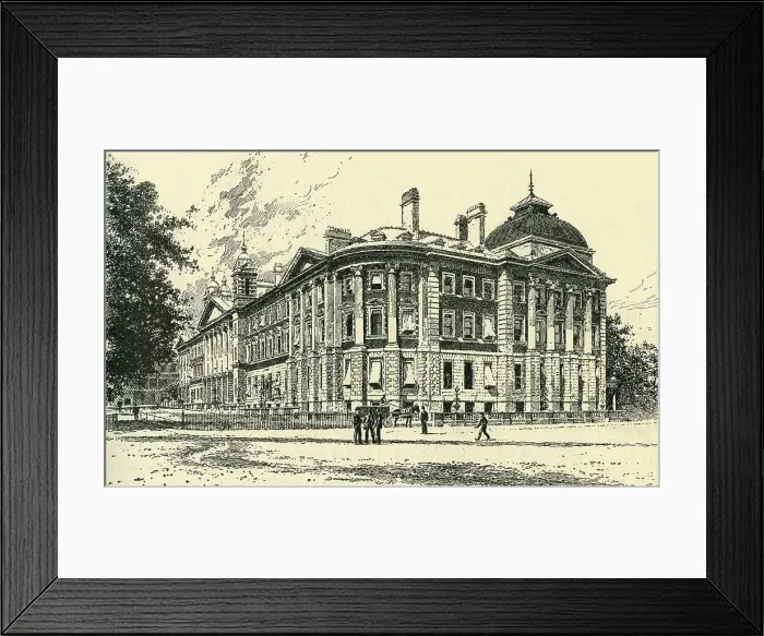 Framed Print : The New Admiralty Buildings, St. James's Park, London, c1900. Creator: Unknown Framed Print : The New Admiralty Buildings, St. James's Park, London, c1900. Creator: Unknown