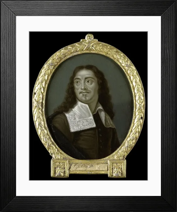 Framed Print : Portrait of Willem Ogier, Dramatic Poet in Antwerp, 1700-1732. Creator: Arnoud van Halen Framed Print : Portrait of Willem Ogier, Dramatic Poet in Antwerp, 1700-1732. Creator: Arnoud van Halen