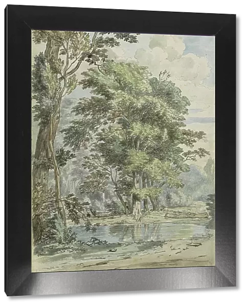 Lake in a forest, 1783. Creator: Johannes Huibert Prins