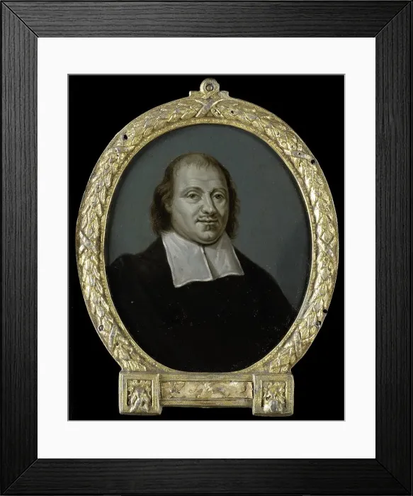 Framed Print : Portrait of Anthony Janssen van der Goes, Poet in Amsterdam, 1700-1732. Creator: Arnoud van Halen Framed Print : Portrait of Anthony Janssen van der Goes, Poet in Amsterdam, 1700-1732. Creator: Arnoud van Halen