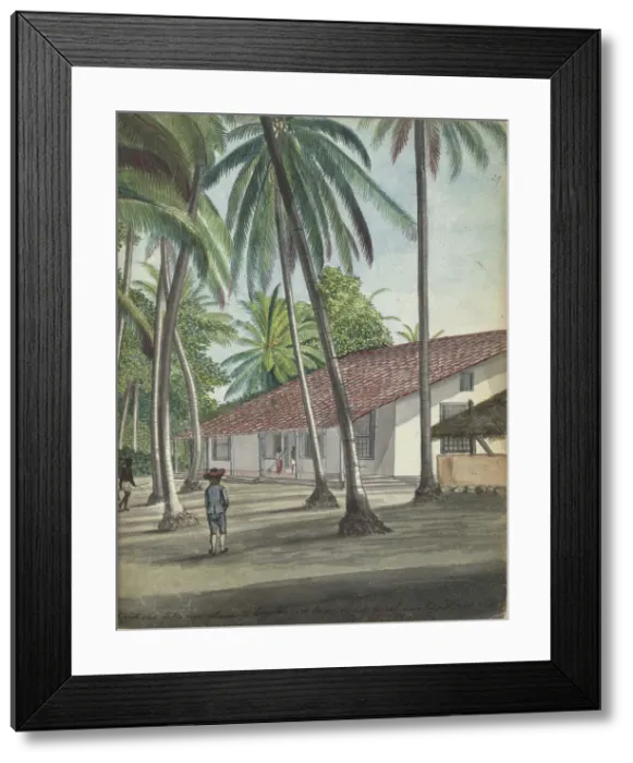 Framed Print : Count Van Ranzow's Estate, 1785. Creator: Jan Brandes Framed Print : Count Van Ranzow's Estate, 1785. Creator: Jan Brandes