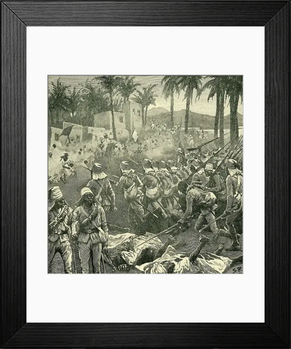 Framed Print : Storming of Firket, c1900. Creator: Unknown Framed Print : Storming of Firket, c1900. Creator: Unknown