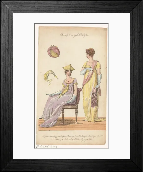Framed Print : Opera & Evening Full Dresses, La Belle Assemblee, August 1 1806. Creator: Anon. Opera & Evening Full Dresses, La Belle Assemblee, August 1 1806. Creator: Anon Framed Print : Opera & Evening Full Dresses, La Belle Assemblee, August 1 1806. Creator: Anon. Opera & Evening Full Dresses, La Belle Assemblee, August 1 1806. Creator: Anon