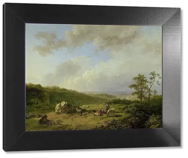 Landscape with a Rainstorm Threatening, 1825-1829. Creator: Barend Cornelis Koekkoek