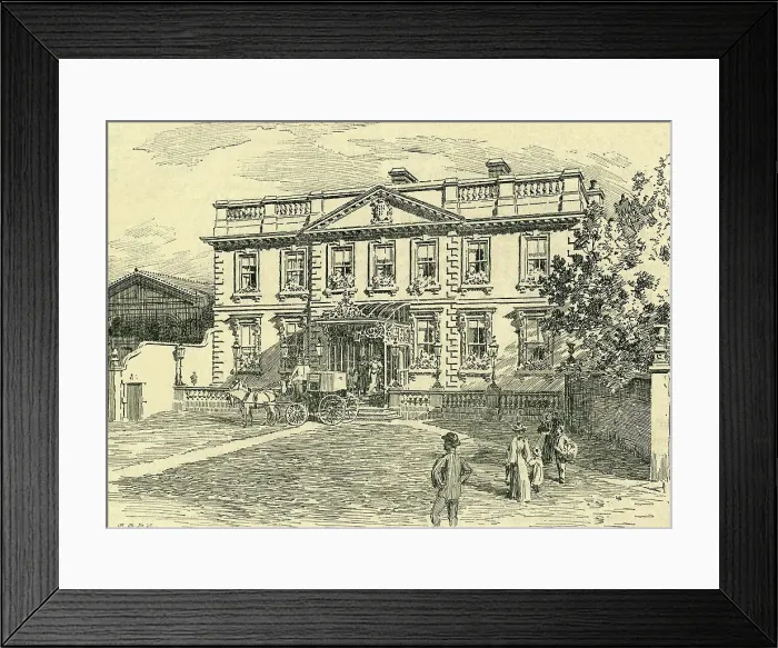 Framed Print : The Mansion House, Dublin, c1900. Creator: Unknown Framed Print : The Mansion House, Dublin, c1900. Creator: Unknown
