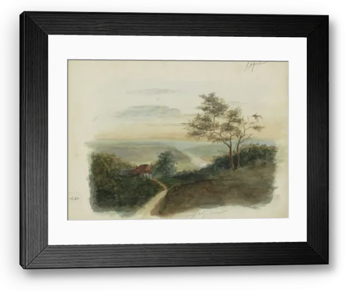 Framed Print : Landscape in Groningen, 1896. Creator: Christiaan Huidekoper Framed Print : Landscape in Groningen, 1896. Creator: Christiaan Huidekoper