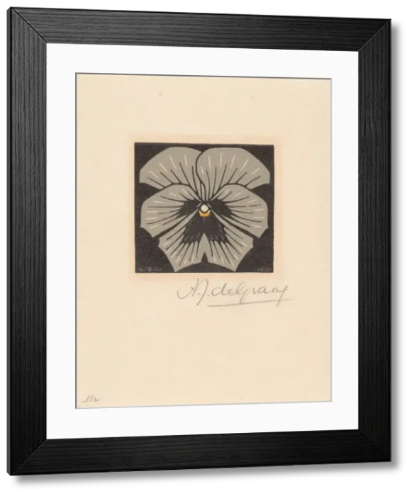 Framed Print : Violet, 1920. Creator: Julie de Graag Framed Print : Violet, 1920. Creator: Julie de Graag