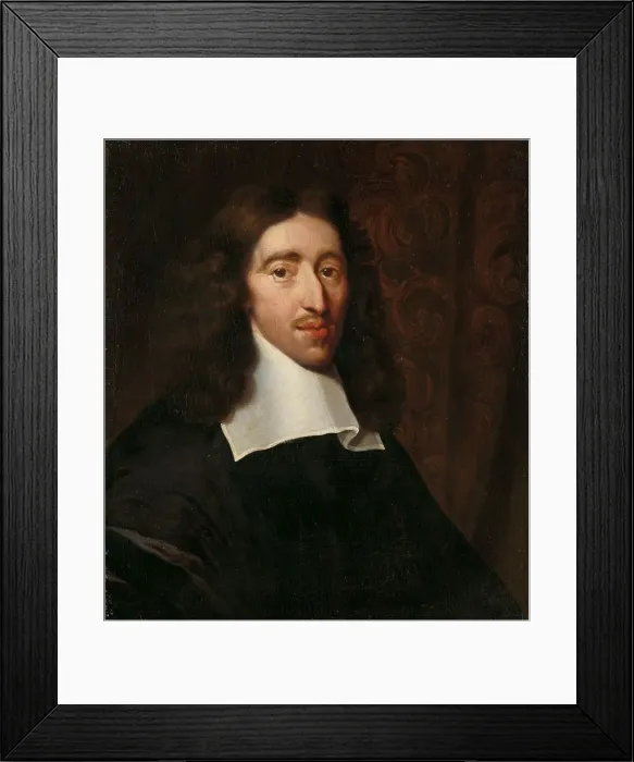 Framed Print : Portrait of Johan de Witt (1625-72), Grand pensionary of Holland, 1660-1700. Creator: Caspar Netscher (copy after) Framed Print : Portrait of Johan de Witt (1625-72), Grand pensionary of Holland, 1660-1700. Creator: Caspar Netscher (copy after)