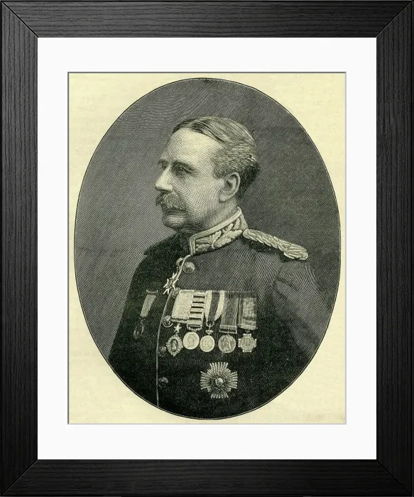 Framed Print : General Sir W. Lockhart, c1900. Creator: Unknown Framed Print : General Sir W. Lockhart, c1900. Creator: Unknown