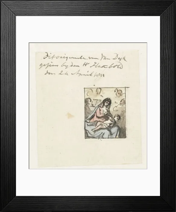 Framed Print : Holy family, 1814. Creator: Juriaan Andriessen Framed Print : Holy family, 1814. Creator: Juriaan Andriessen