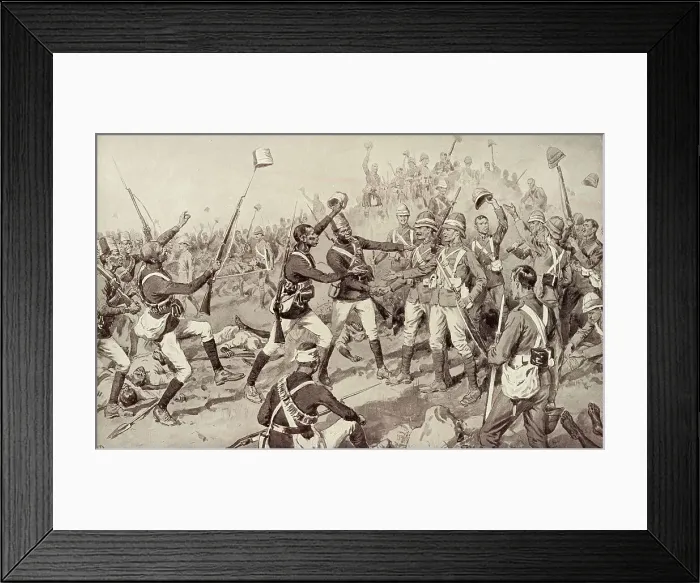 Framed Print : After Atbara: Brothers in Arms, 1898, (c1900). Creator: F. D Framed Print : After Atbara: Brothers in Arms, 1898, (c1900). Creator: F. D