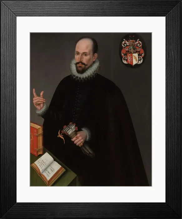 Framed Print : Portrait of Ott van Bronckhorst, 1606. Creator: Cornelia toe Boecop Framed Print : Portrait of Ott van Bronckhorst, 1606. Creator: Cornelia toe Boecop
