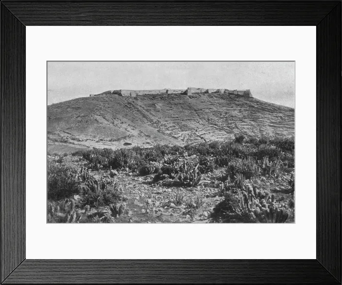 Framed Print : Le general Lyautey a Agadir; vue generale de la casbah et debarquement du resident general...1916. Creator: Unknown Framed Print : Le general Lyautey a Agadir; vue generale de la casbah et debarquement du resident general...1916. Creator: Unknown