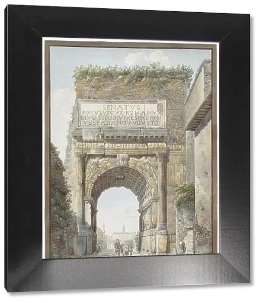 Arch of Titus, Forum Romanum, Rome, 1786-1817. Creator: Daniel Dupré