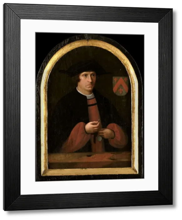 Framed Print : Portrait of Frans van Schoterbosch (c.1484-?), c.1620. Creator: Jan Verspronck Framed Print : Portrait of Frans van Schoterbosch (c.1484-?), c.1620. Creator: Jan Verspronck