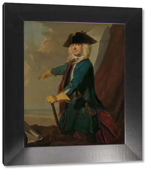 Gerrit Sichterman (1688-1730). Quartermaster-General of the Cavalry, Colonel of the Oranje-Groningen Creator: Cornelis Troost