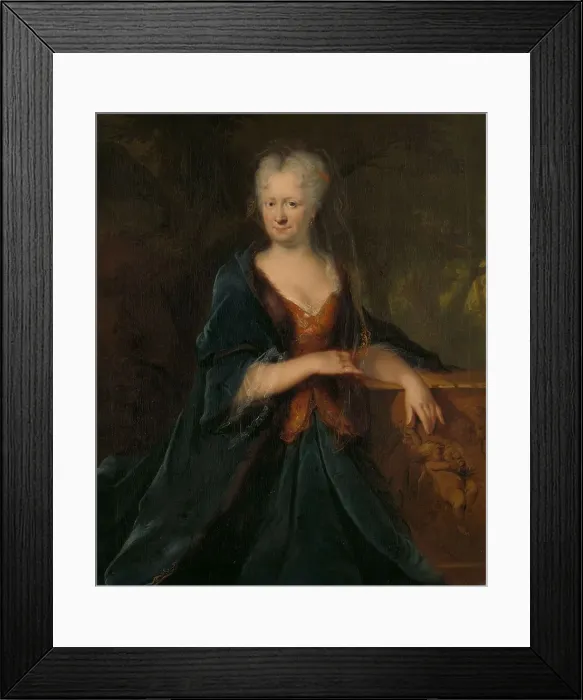 Framed Print : Portrait of Louise Christina Trip, wife of Gerrit Sichterman, 1725. Creator: Cornelis Troost Framed Print : Portrait of Louise Christina Trip, wife of Gerrit Sichterman, 1725. Creator: Cornelis Troost