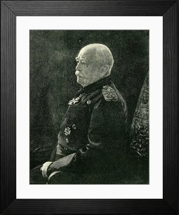 Framed Print : Bismarck at Seventy-Nine, c1895, (c1900). Creator: Unknown Framed Print : Bismarck at Seventy-Nine, c1895, (c1900). Creator: Unknown