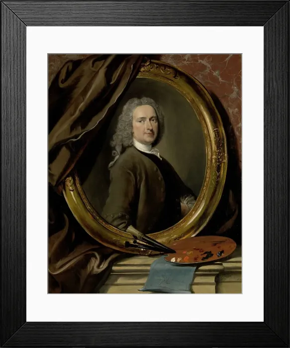 Framed Print : Self-portrait, 1739. Creator: Cornelis Troost Framed Print : Self-portrait, 1739. Creator: Cornelis Troost