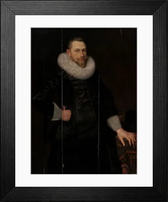 Framed Print : Portrait of Dirck Corver (1587-1633), 1622. Creator: Cornelis van de Voort Framed Print : Portrait of Dirck Corver (1587-1633), 1622. Creator: Cornelis van de Voort