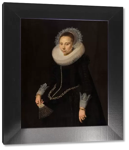 Portrait of Maria Overrijn van Schoterbosch (1599 / 1600-38), 1622. Creator: Cornelis van de Voort