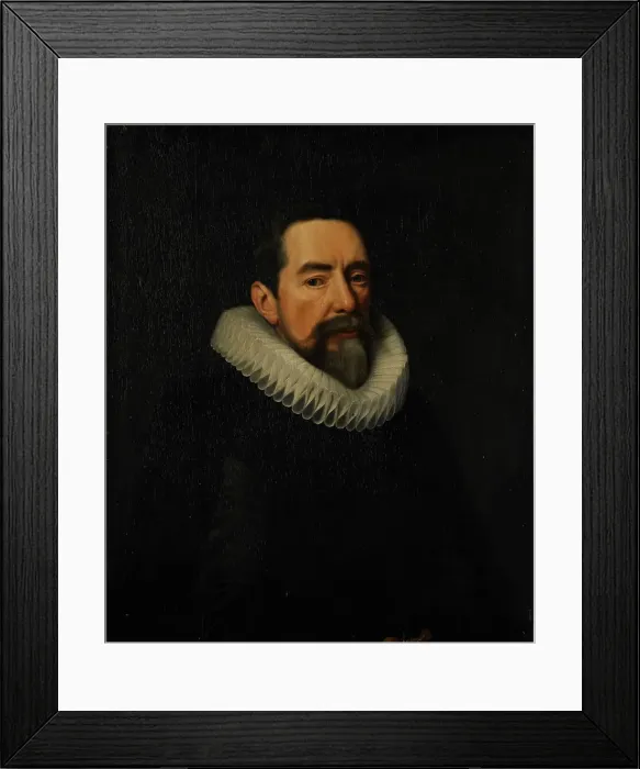Framed Print : Portrait of a Man, in or after c.1648. Creator: Follower of Cornelis van der Voort Framed Print : Portrait of a Man, in or after c.1648. Creator: Follower of Cornelis van der Voort