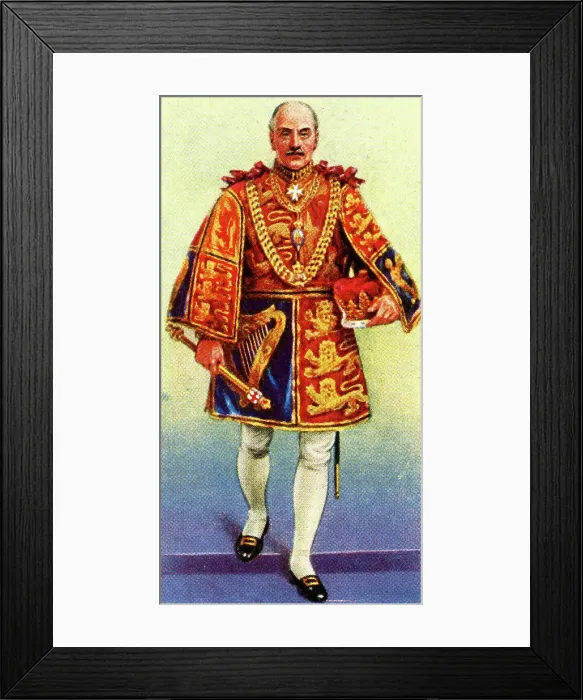 Framed Print : Garter King of Arms, 1937. Creator: Unknown Framed Print : Garter King of Arms, 1937. Creator: Unknown