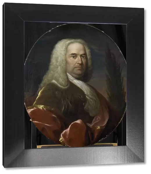 Portrait of Hugo du Bois, Director of the Rotterdam Chamber of the Dutch East India Company, elected Creator: Dionys van Nijmegen