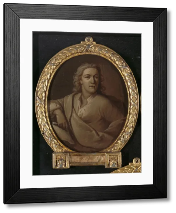 Framed Print : Portrait of Cornelis van der Pot (1736-1805), Merchant and Poet in Rotterdam, 1732-1771. Creator: Dionys van Nijmegen Framed Print : Portrait of Cornelis van der Pot (1736-1805), Merchant and Poet in Rotterdam, 1732-1771. Creator: Dionys van Nijmegen