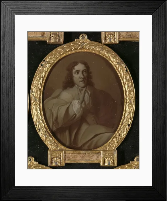 Framed Print : Portrait of Frans de Haes, Poet and Linguist in Rotterdam, 1732-1771. Creator: Dionys van Nijmegen Framed Print : Portrait of Frans de Haes, Poet and Linguist in Rotterdam, 1732-1771. Creator: Dionys van Nijmegen