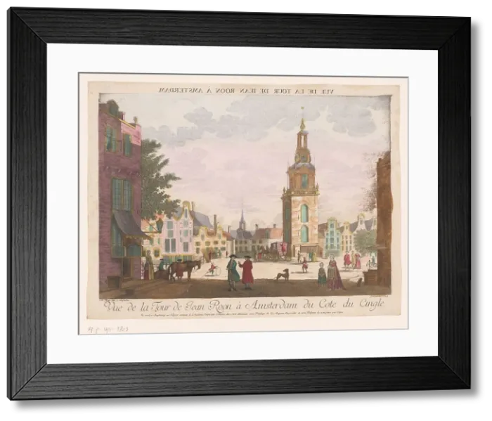 Framed Print : View of Jan Roodenpoort tower in Amsterdam, 1755-1779. Creator: Balthasar Friedrich Leizelt Framed Print : View of Jan Roodenpoort tower in Amsterdam, 1755-1779. Creator: Balthasar Friedrich Leizelt