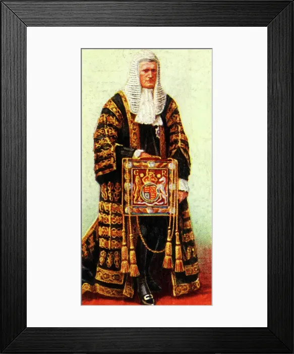 Framed Print : Lord High Chancellor of England, 1937. Creator: Unknown Framed Print : Lord High Chancellor of England, 1937. Creator: Unknown