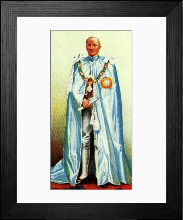 Framed Print : The Order of the Star of India, 1937. Creator: Unknown Framed Print : The Order of the Star of India, 1937. Creator: Unknown