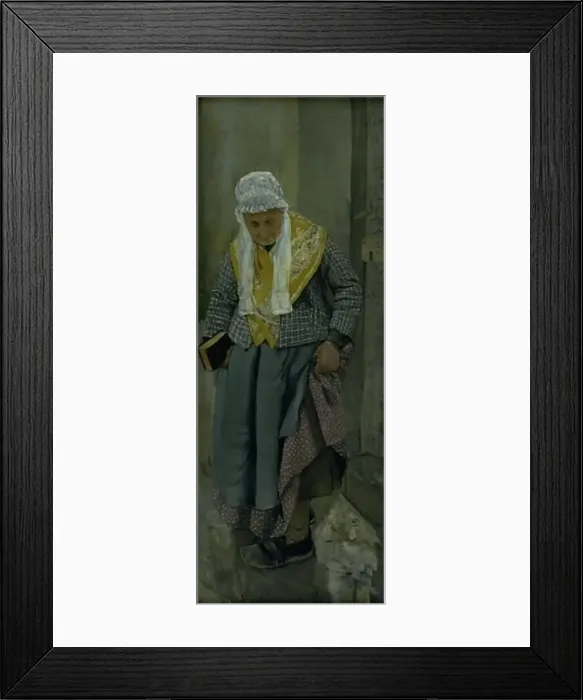 Framed Print : Sunday Morning, 1882. Creator: Christian Krohg Framed Print : Sunday Morning, 1882. Creator: Christian Krohg