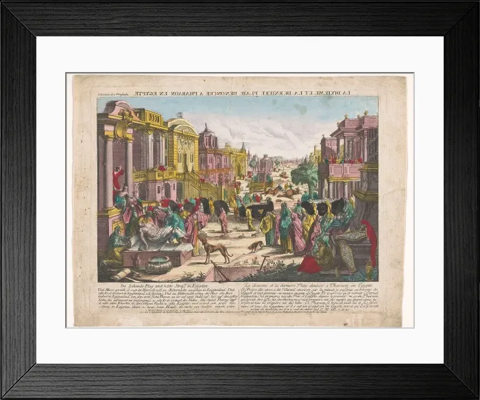 Framed Print : The tenth plague in Egypt, 1755-1779. Creator: Anon Framed Print : The tenth plague in Egypt, 1755-1779. Creator: Anon