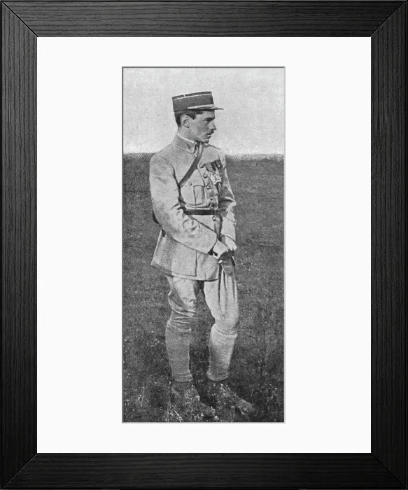 Framed Print : Les Citations de nos Aviateurs; Le sous-lieutenant Chaput, 1916. Creator: Unknown Framed Print : Les Citations de nos Aviateurs; Le sous-lieutenant Chaput, 1916. Creator: Unknown
