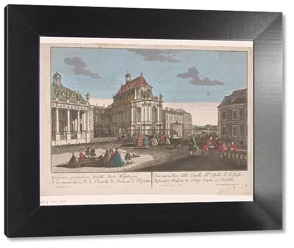 View of the Chapel of Palace Versailles, 1755-1779. Creator: Johann Friedrich Leizelt