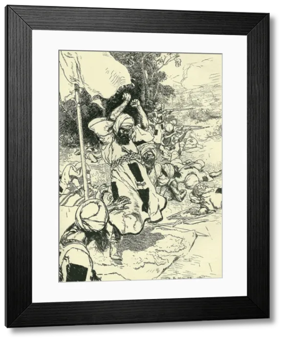 Framed Print : The Death of the Khalifa, 1899, (c1900). Creator: Harold Robert Millar Framed Print : The Death of the Khalifa, 1899, (c1900). Creator: Harold Robert Millar