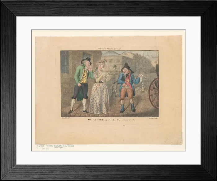 Framed Print : Lottery for Foundlings, 1800-1899. Creator: le Singe Framed Print : Lottery for Foundlings, 1800-1899. Creator: le Singe