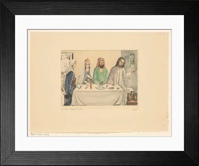 Framed Print : The Wedding in Cana, 1939. Creator: Lodewijk Schelfhout Framed Print : The Wedding in Cana, 1939. Creator: Lodewijk Schelfhout