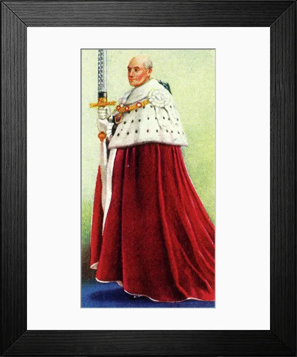 Framed Print : Lord Mayor of London, 1937. Creator: Unknown Framed Print : Lord Mayor of London, 1937. Creator: Unknown
