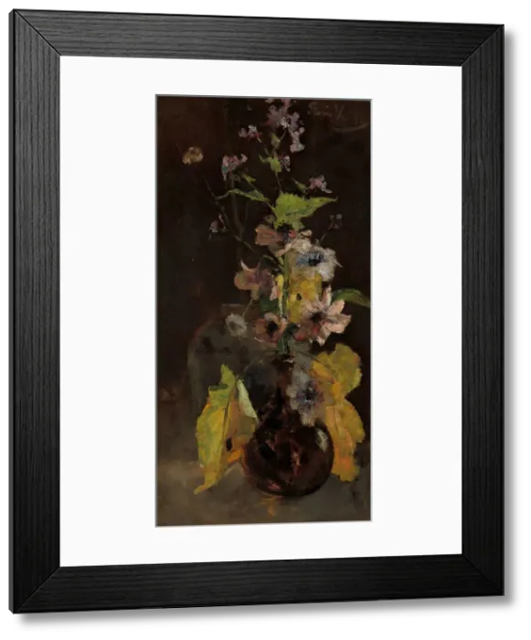 Framed Print : Anemones, 1888. Creator: Floris Hendrik Verster Framed Print : Anemones, 1888. Creator: Floris Hendrik Verster
