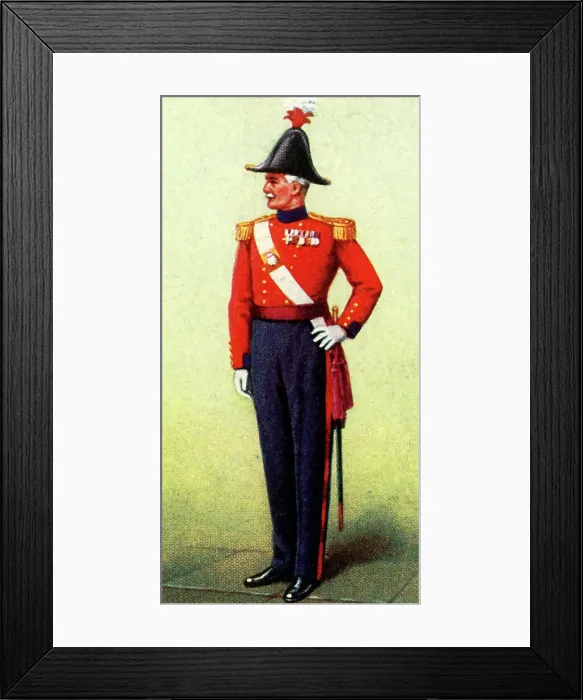 Framed Print : A Military Knight of Windsor, 1937. Creator: Unknown Framed Print : A Military Knight of Windsor, 1937. Creator: Unknown