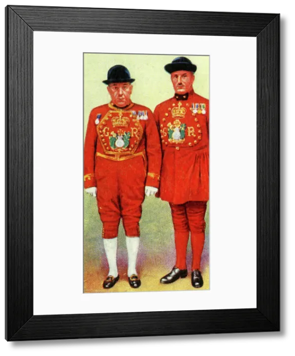 Framed Print : H.M.'s Bargemaster and a Waterman, 1937. Creator: Unknown Framed Print : H.M.'s Bargemaster and a Waterman, 1937. Creator: Unknown