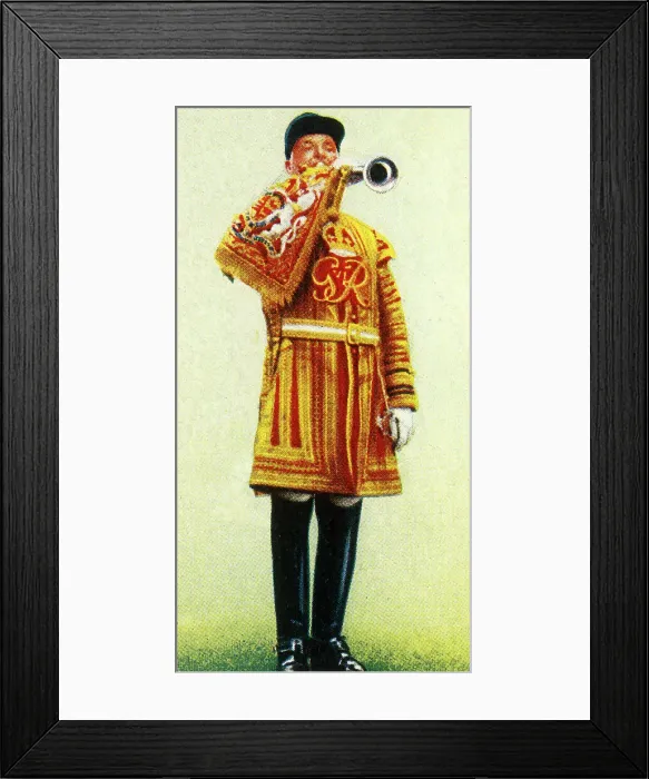 Framed Print : State Trumpeter Household Cavalry, 1937. Creator: Unknown Framed Print : State Trumpeter Household Cavalry, 1937. Creator: Unknown
