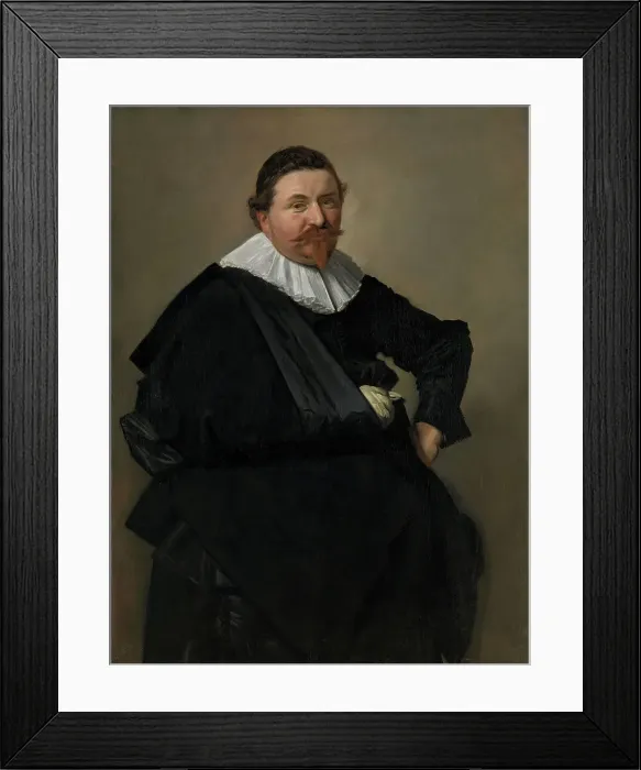 Framed Print : Portrait of Lucas de Clercq, c.1635. Creator: Frans Hals Framed Print : Portrait of Lucas de Clercq, c.1635. Creator: Frans Hals