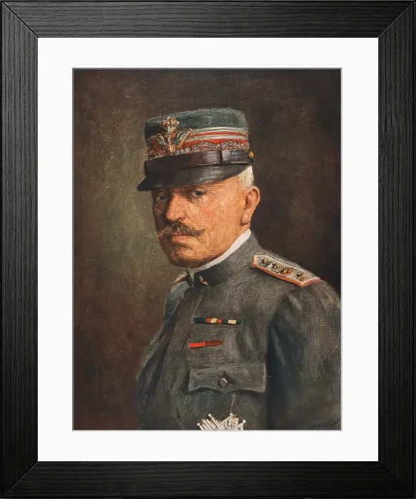 Framed Print : Le general Cadorna; Commandant en chef des armees Italiennes, 1916. Creator: Unknown Framed Print : Le general Cadorna; Commandant en chef des armees Italiennes, 1916. Creator: Unknown