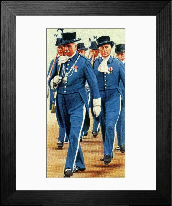 Framed Print : High Constables and Guard of Honour of Holyroodhouse, 1937. Creator: Unknown Framed Print : High Constables and Guard of Honour of Holyroodhouse, 1937. Creator: Unknown