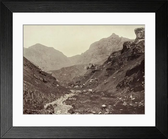 Framed Print : View in the Drakensberg Region, c1900. Creator: N. P. Edwards Framed Print : View in the Drakensberg Region, c1900. Creator: N. P. Edwards