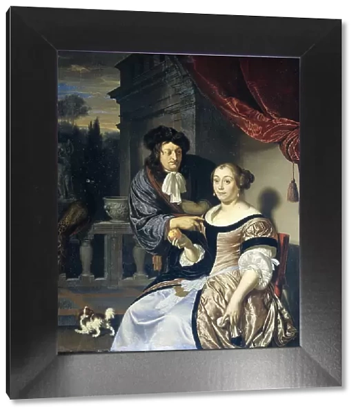 A Man and a Woman, 1678. Creator: Frans van Mieris I